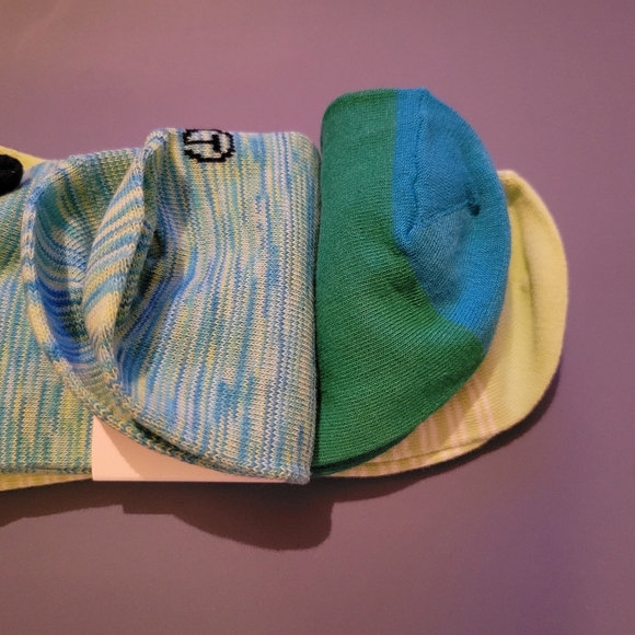 Talbots 3-Pack True Comfort Women’s Ankle Socks including Stripes & Solids - Picture 3 of 5